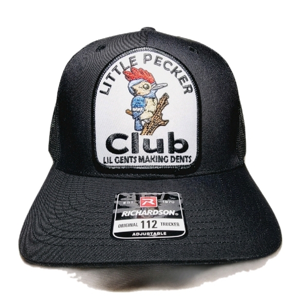 Little Pecker Club Lil Gents Making Dents Mesh Snapback Curved Bill Baseball - Picture 1 of 4